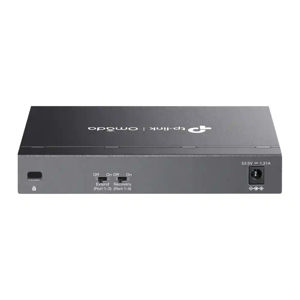 Omada 6-Port Gigabit Unmanaged Desktop Switch with 3-Port PoE+ and 1-Port PoE++ DS106GPP
