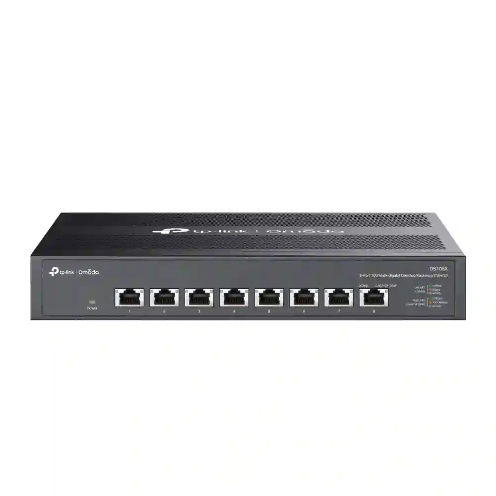 Omada 8-Port 10G Unmanaged Desktop/Rackmount Switch DS108X