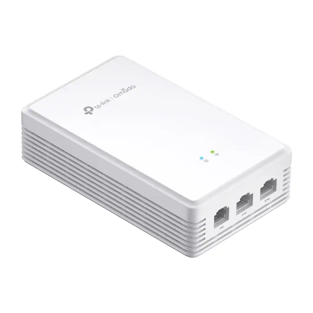 Omada AX1800 Wi-Fi 6 Wall Plate GPON Access Point EAP615GP-WALL