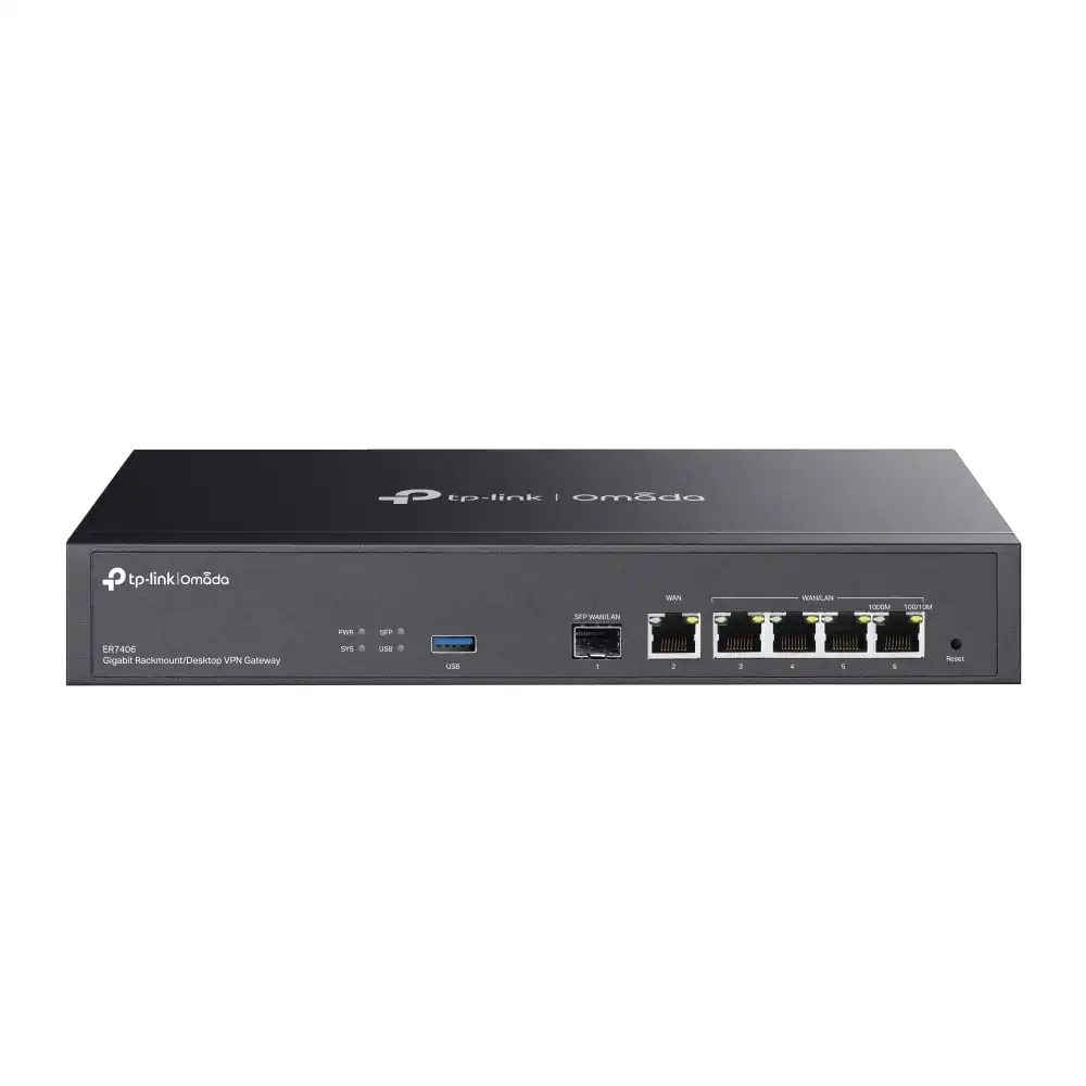Omada Gigabit Rackmount/Desktop VPN Gateway ER7406