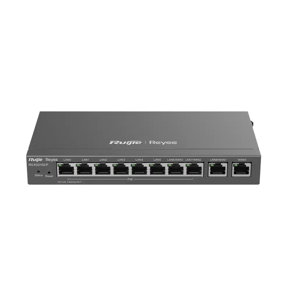 Reyee 10-Port Gigabit Cloud Managed PoE Router RG-EG210G-P