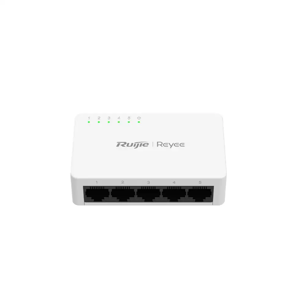 Reyee 5-Port 10/100/1000 Mbps Unmanaged Non-PoE Switch RG-ES05G-L
