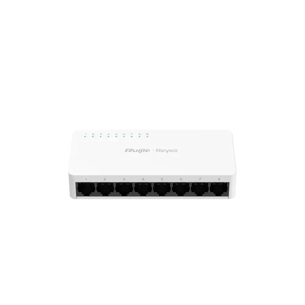 Reyee 8-Port 10/100/1000 Mbps Unmanaged Non-PoE Switch RG-ES08G-L