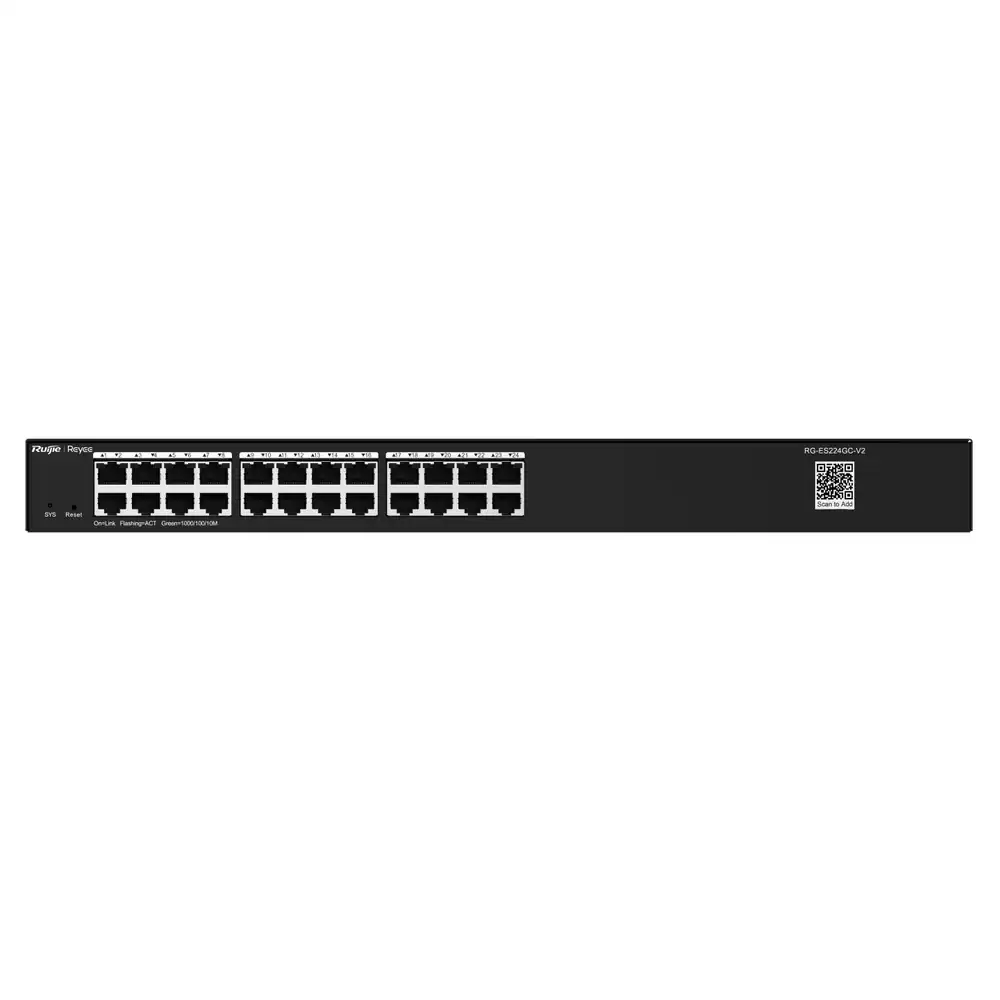 Reyee 24-Port Gigabit Smart Cloud Managed Non-PoE Switch RG-ES224GC-V2