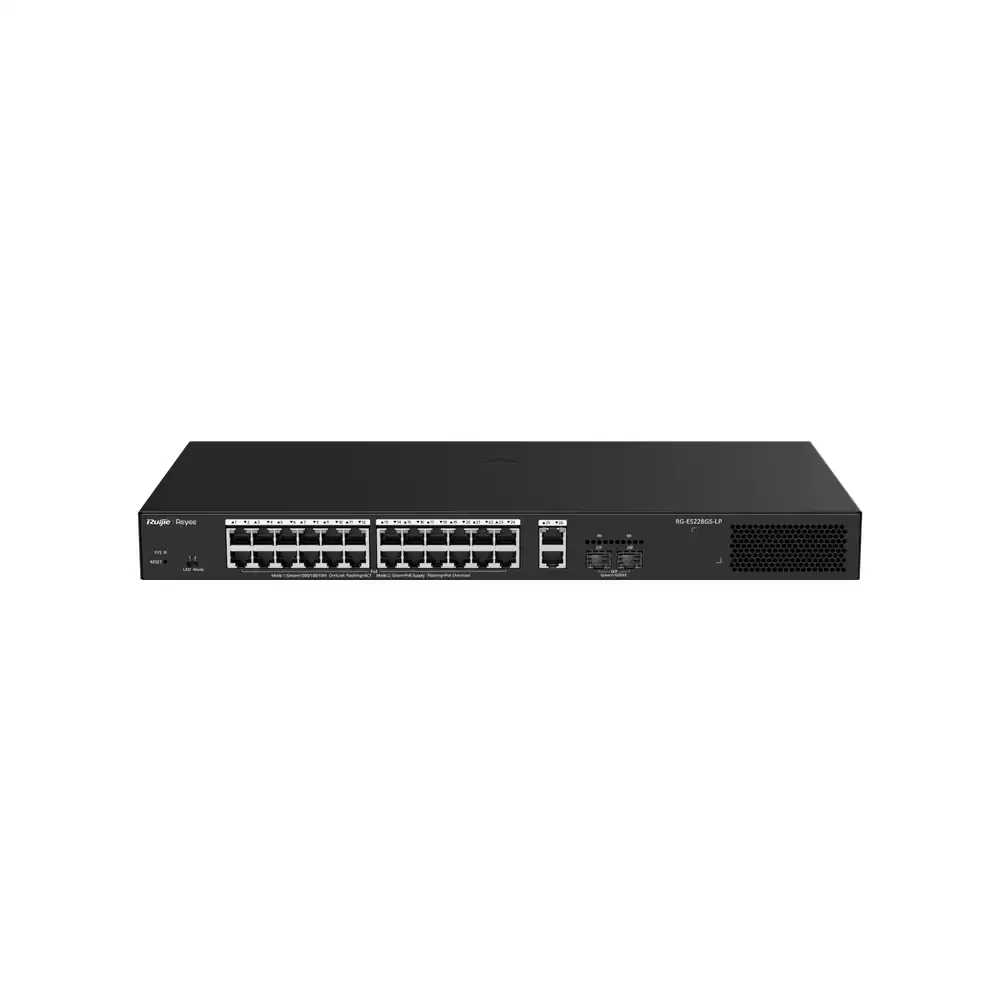 Reyee 28-Port Gigabit Smart Cloud Managed PoE Switch RG-ES228GS-LP