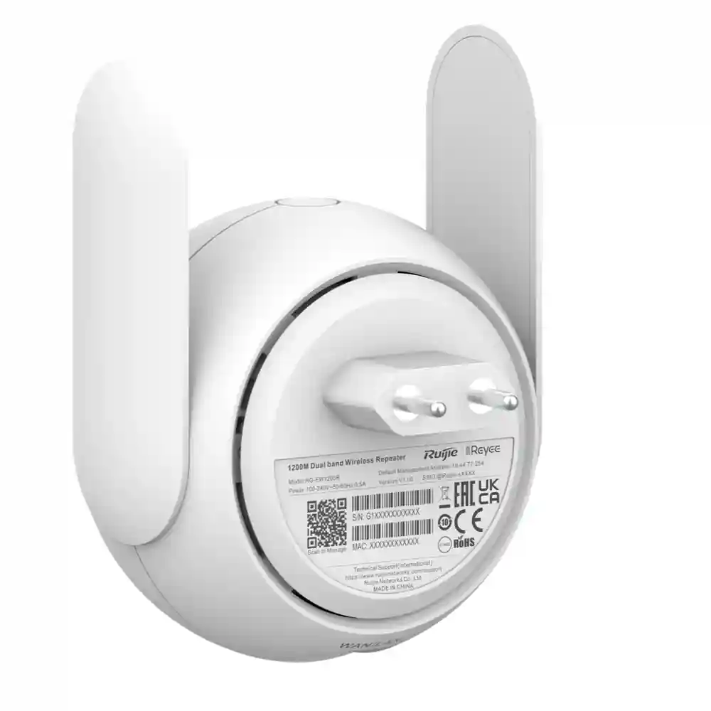 Reyee 1200M Dual-band Mesh Wi-Fi Extender RG-EW1200R