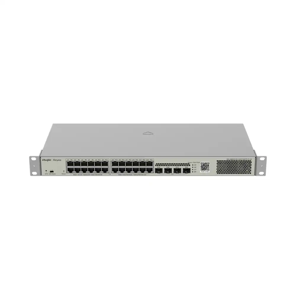 Reyee 28-Port Gigabit Layer 2 Cloud Managed PoE Switch RG-NBS3100-24GT4SFP-P-V2 Reyee 28-Port Gigabit Layer 2 Cloud Managed PoE Switch RG-NBS3100-24GT4SFP-P-V2