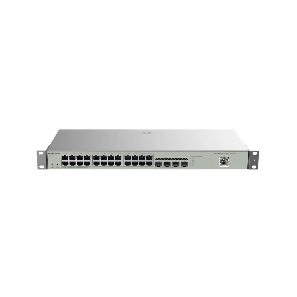 Reyee 28-Port Gigabit Layer 2 Cloud Managed Non-PoE Switch RG-NBS3100-24GT4SFP-V2 Reyee 28-Port Gigabit Layer 2 Cloud Managed Non-PoE Switch RG-NBS3100-24GT4SFP-V2
