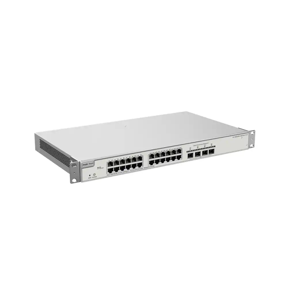 Reyee 24-Port Gigabit Layer 2+ Cloud Managed PoE Switch, 4 x 10G Uplinks RG-NBS3200-24GT4XS-P-V2