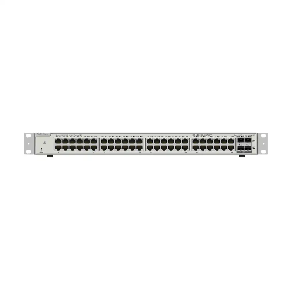 Reyee 52-Port Gigabit Layer 3 Non-PoE Switch RG-NBS5100-48GT4SFP Reyee 52-Port Gigabit Layer 3 Non-PoE Switch RG-NBS5100-48GT4SFP