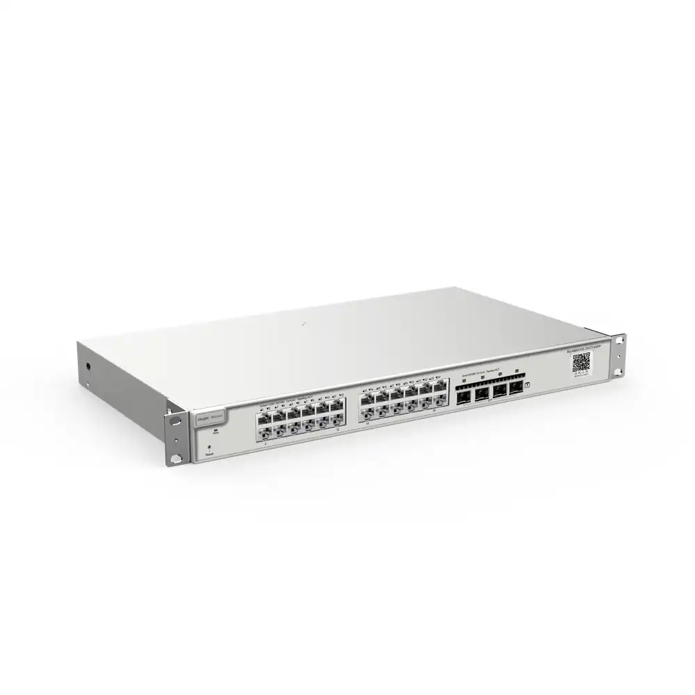 Reyee 24-port Gigabit Layer 3 Non-PoE Switch, 4 SFP+ Uplink RG-NBS5200-24GT4XS