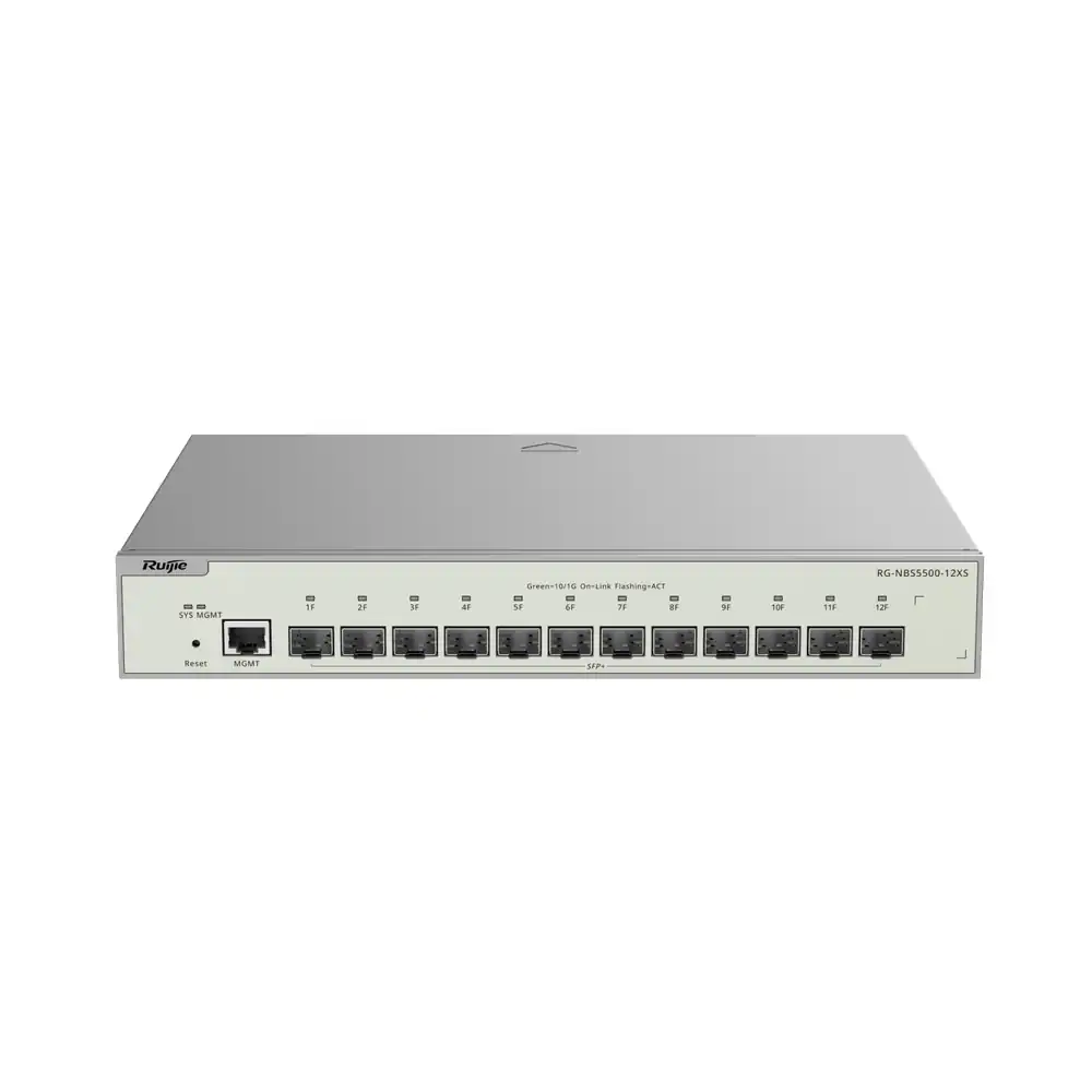 Reyee 12-Port Full 10G SFP+ Layer 3 Managed Switch RG-NBS5500-12XS