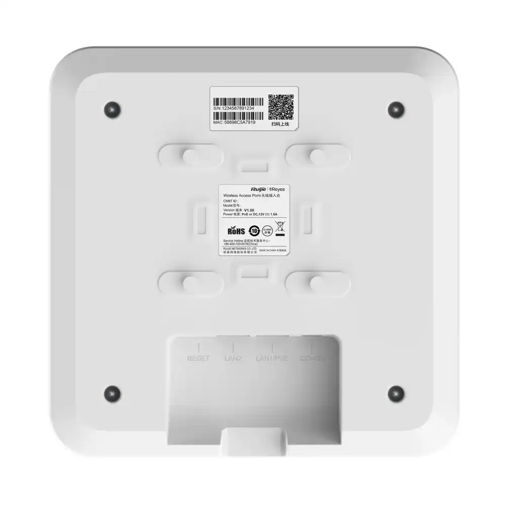 Reyee Wi-Fi 6 AX3200 Multi-G Ceiling Access Point RG-RAP2260(E)