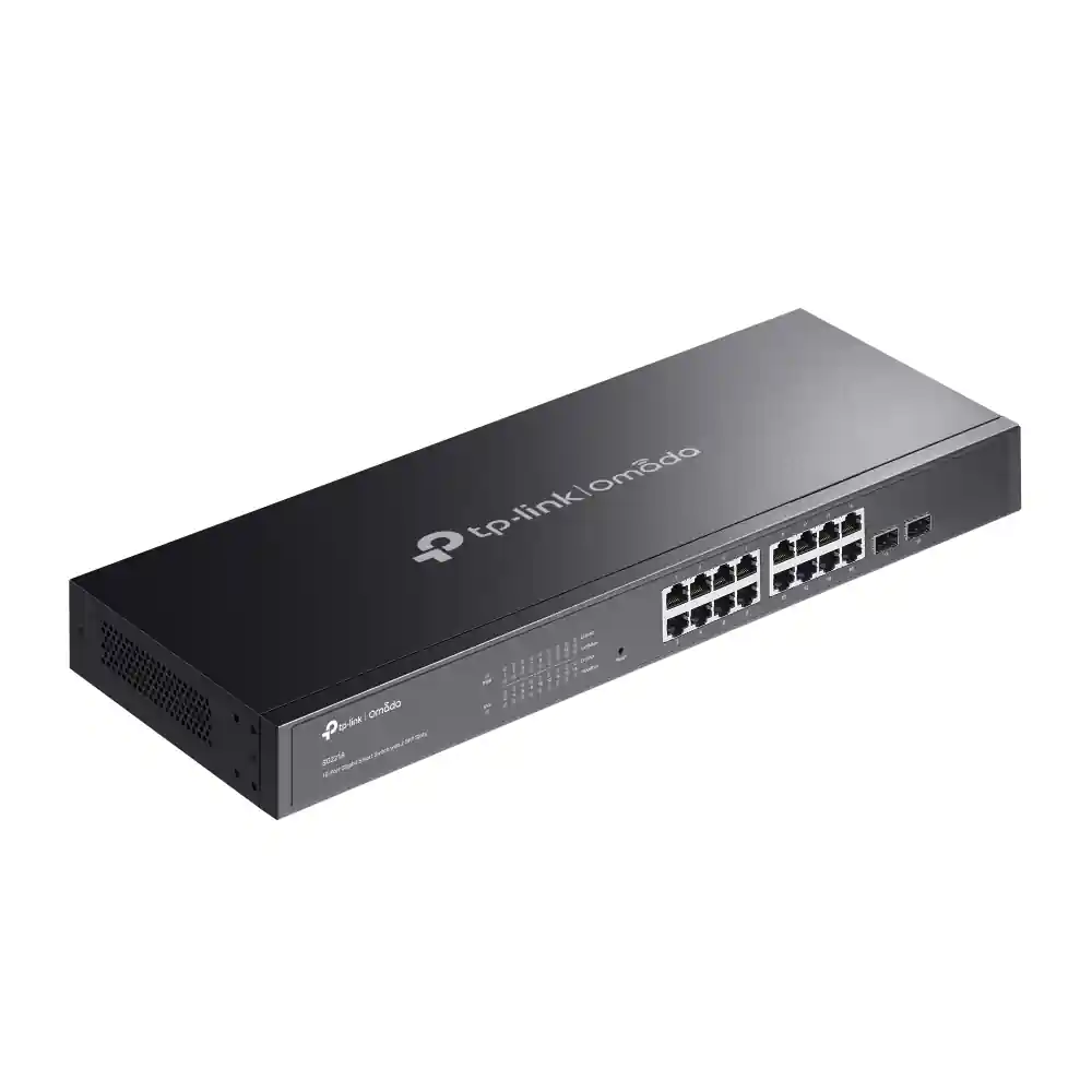 Omada 16-Port Gigabit Smart Switch with 2 SFP Slots SG2218