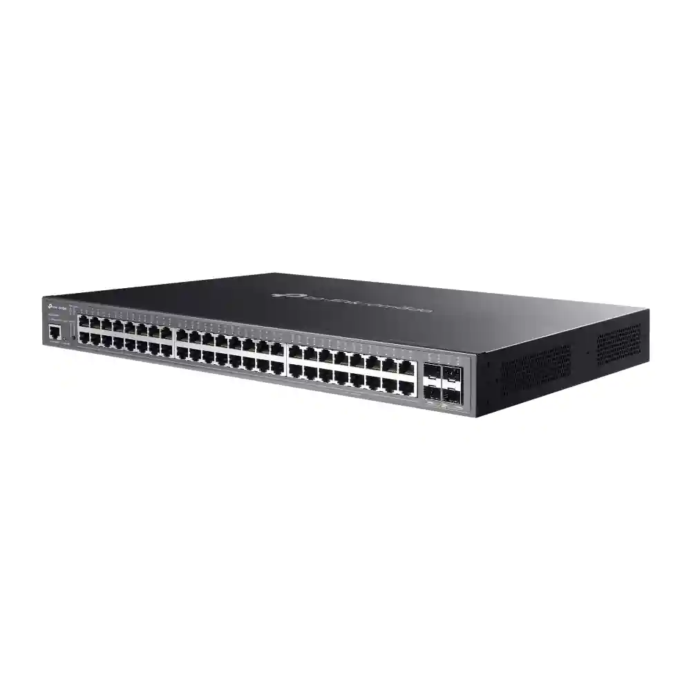 Omada 48-Port Gigabit and 4-Port 10GE SFP+ L2+ Managed Switch with 40-Port PoE+ & 8-Port PoE++ SG3452XMPP