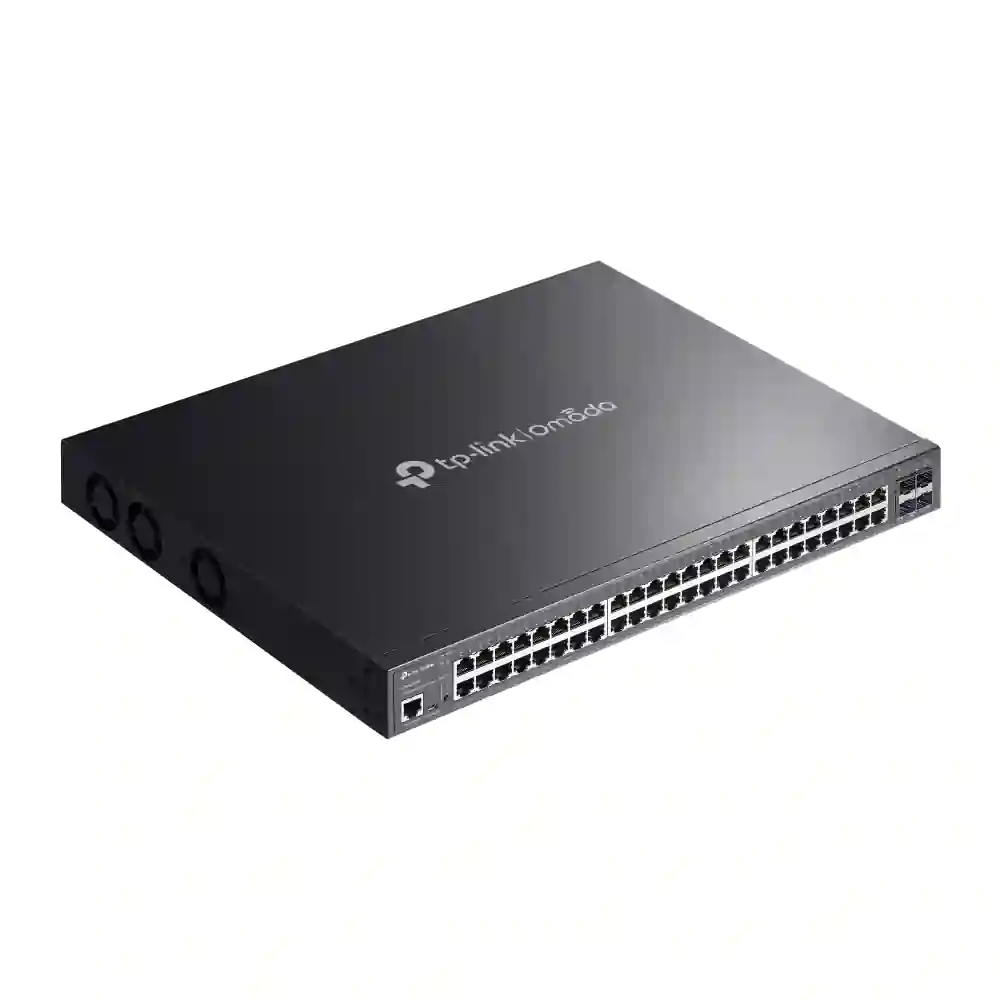 Omada 48-Port Gigabit and 4-Port 10GE SFP+ L2+ Managed Switch with 40-Port PoE+ & 8-Port PoE++ SG3452XMPP