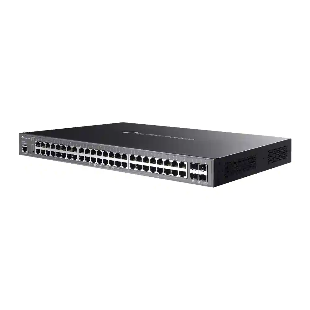 Omada 48-Port Gigabit and 4-Port 10GE SFP+ L2+ Managed Switch with 48-Port PoE+ SG3452XP