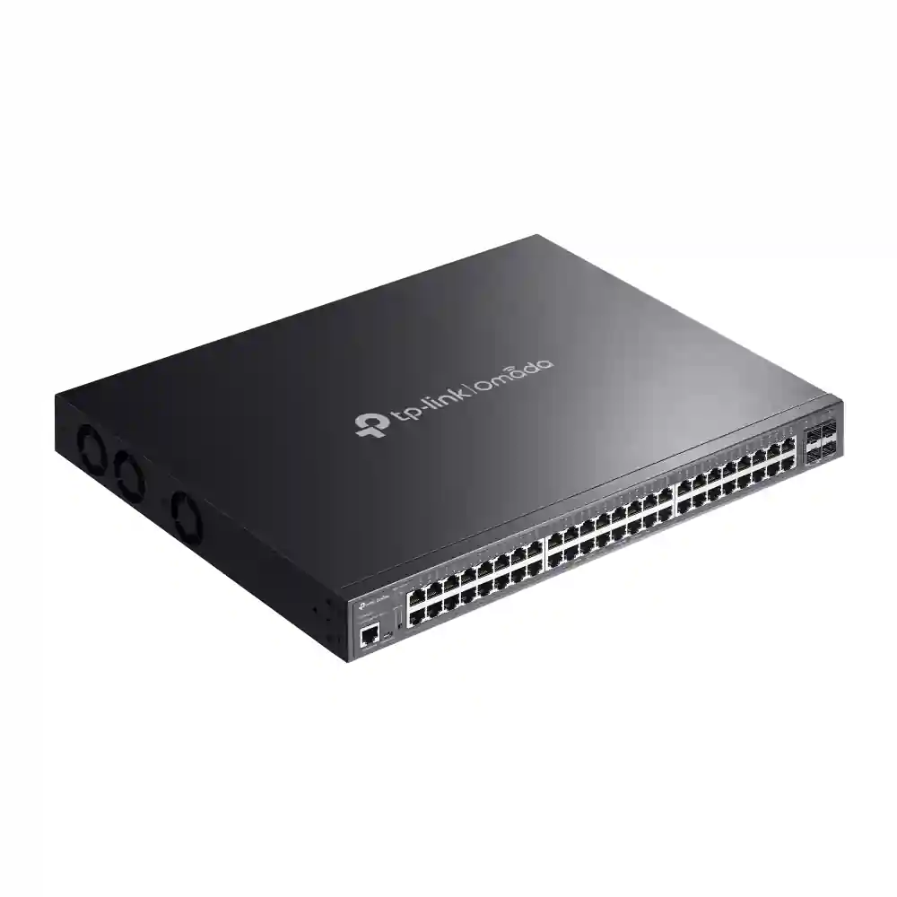 Omada 48-Port Gigabit and 4-Port 10GE SFP+ L2+ Managed Switch with 48-Port PoE+ SG3452XP