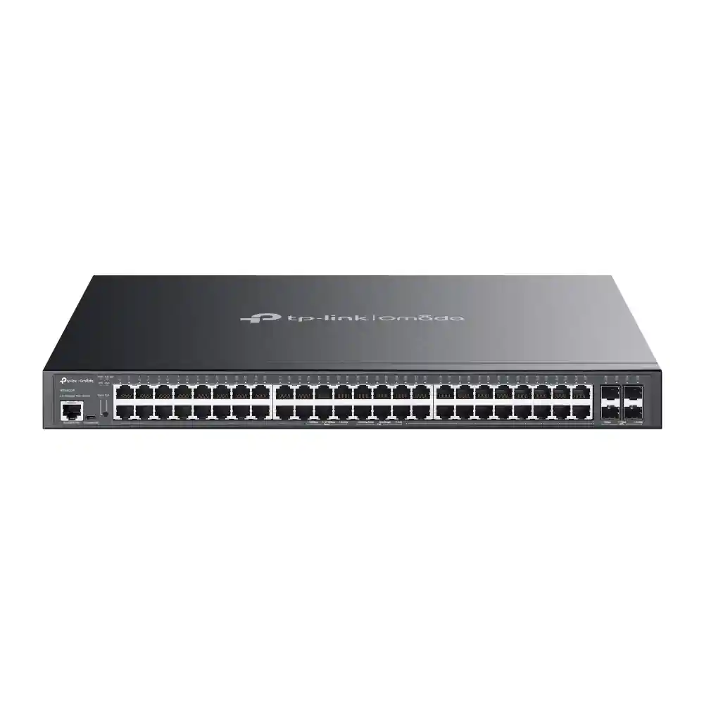 Omada 48-Port Gigabit and 4-Port 10GE SFP+ L2+ Managed Switch with 48-Port PoE+ SG3452XP