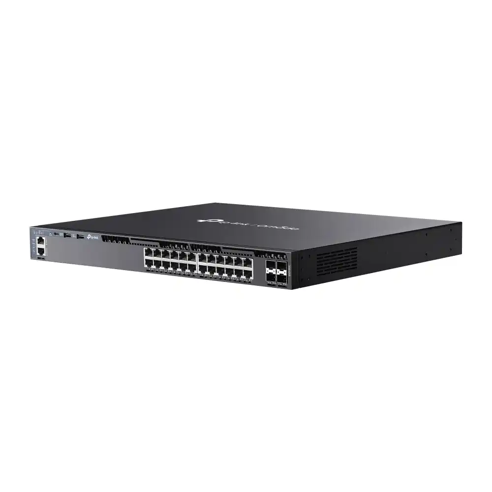 Omada 24-Port Gigabit Stackable L3 Managed Switch with 4 10G Slots SG6428X