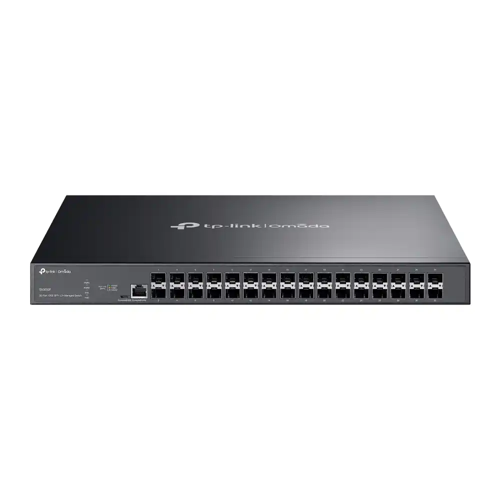Omada 32-Port 10GE SFP+ L2+ Managed Switch SX3032F Omada 32-Port 10GE SFP+ L2+ Managed Switch SX3032F