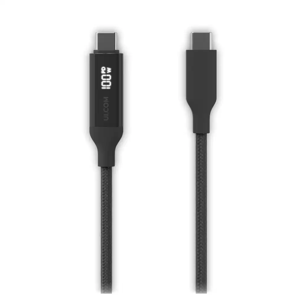 USB-C Cable with Charge Display UACC-Cable-USB-100W