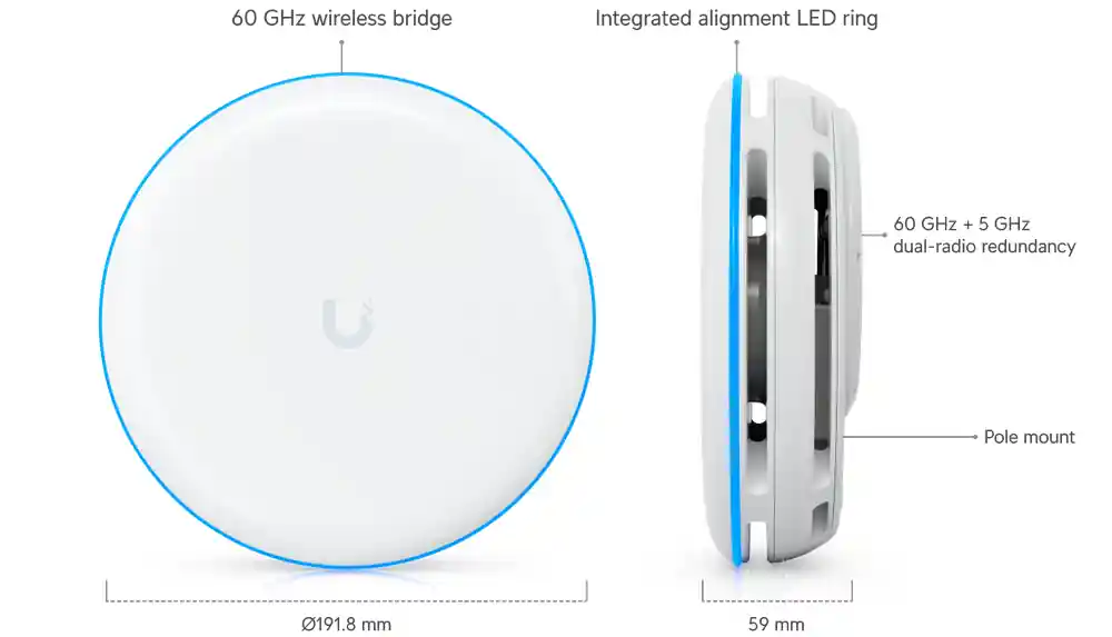 Ubiquiti UniFi Building-to-Building Bridge XG UDB-IoT Ubiquiti UniFi Building-to-Building Bridge XG UDB-IoT