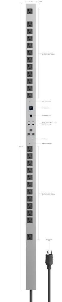 Ubiquiti UniFi Power Distribution Pro USP-PDU-HD