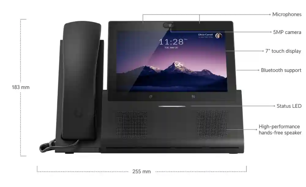 Ubiquiti UniFi Phone G3 Touch Enterprise UTP-TouchMax