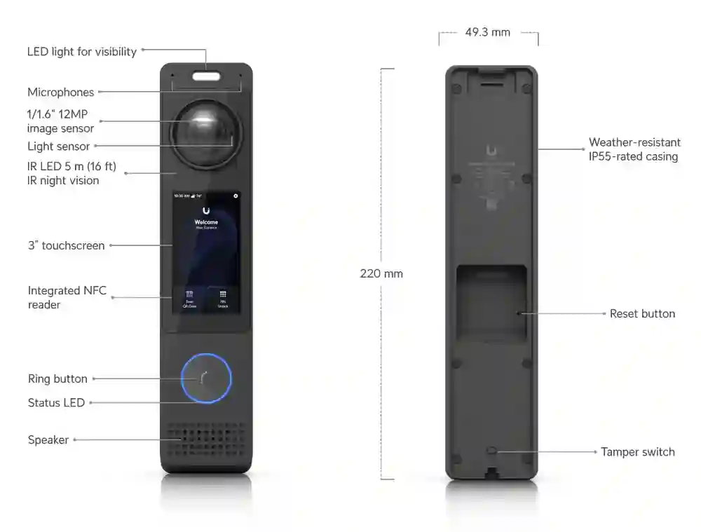 Reader G6 Pro Entry UVC-G6-Pro-Entry