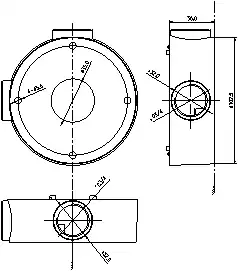 Hikvision DS-1260ZJ Junction box DS-1260ZJ