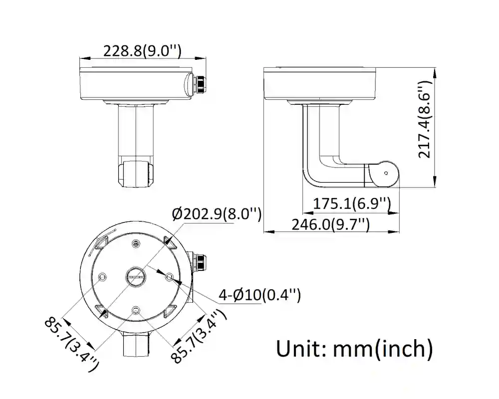 Hikvision DS-2664ZJ-P Pendant Mount DS-2664ZJ-P