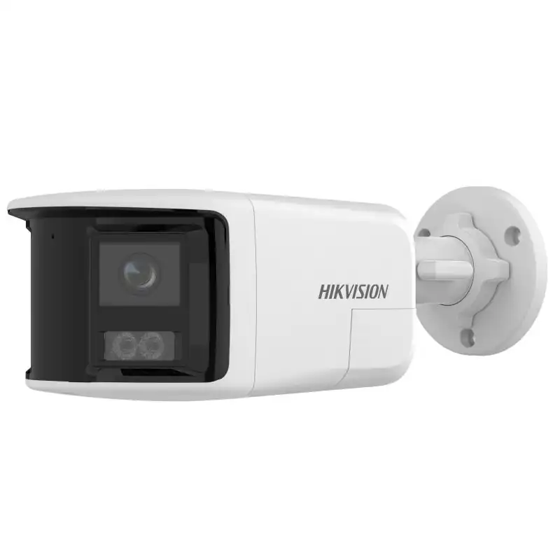8 MP Dual Lens Stitched Wide Angle Smart Hybrid Light Fixed Bullet Network Camera (白光 L)