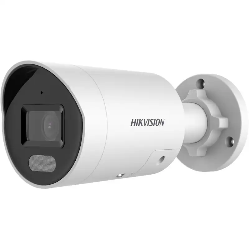 4 MP ColorVu Strobe Light and Audible Warning Fixed Mini Bullet Network Camera