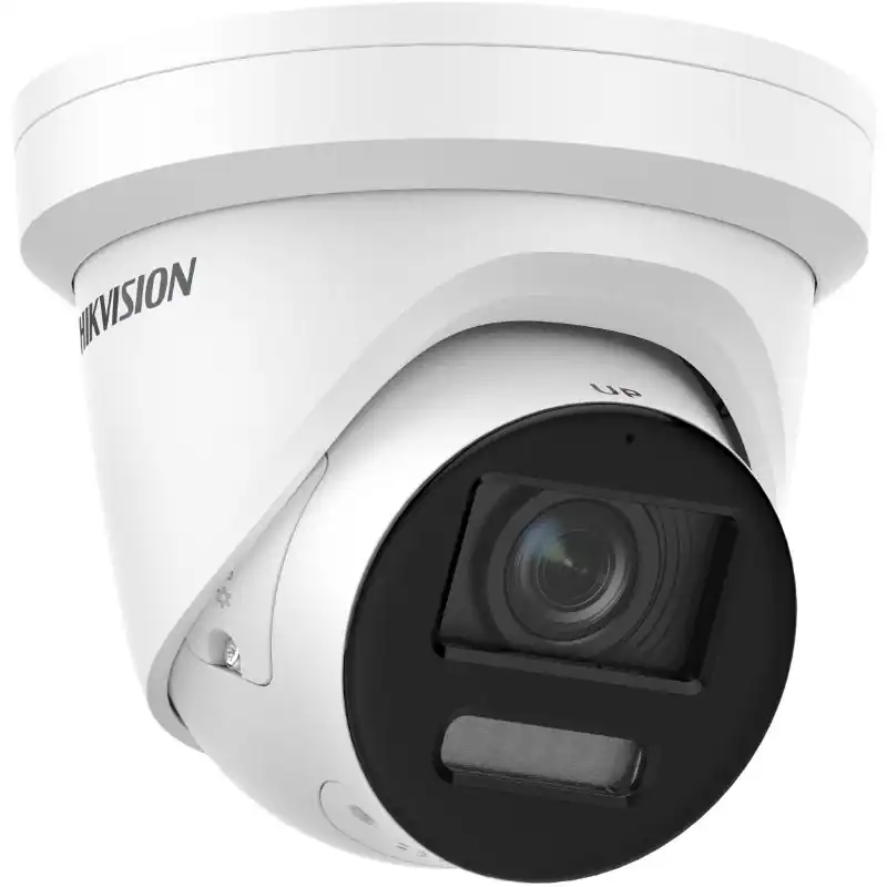 8 MP ColorVu Strobe Light and Audible Warning Fixed Turret Network Camera