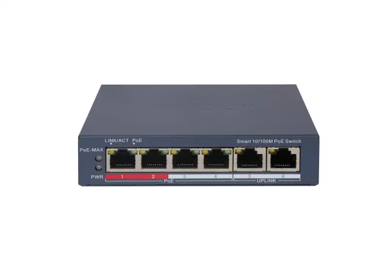 4 Port Fast Ethernet Smart POE Switch