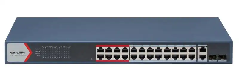 24 Port Fast Ethernet Smart POE Switch
