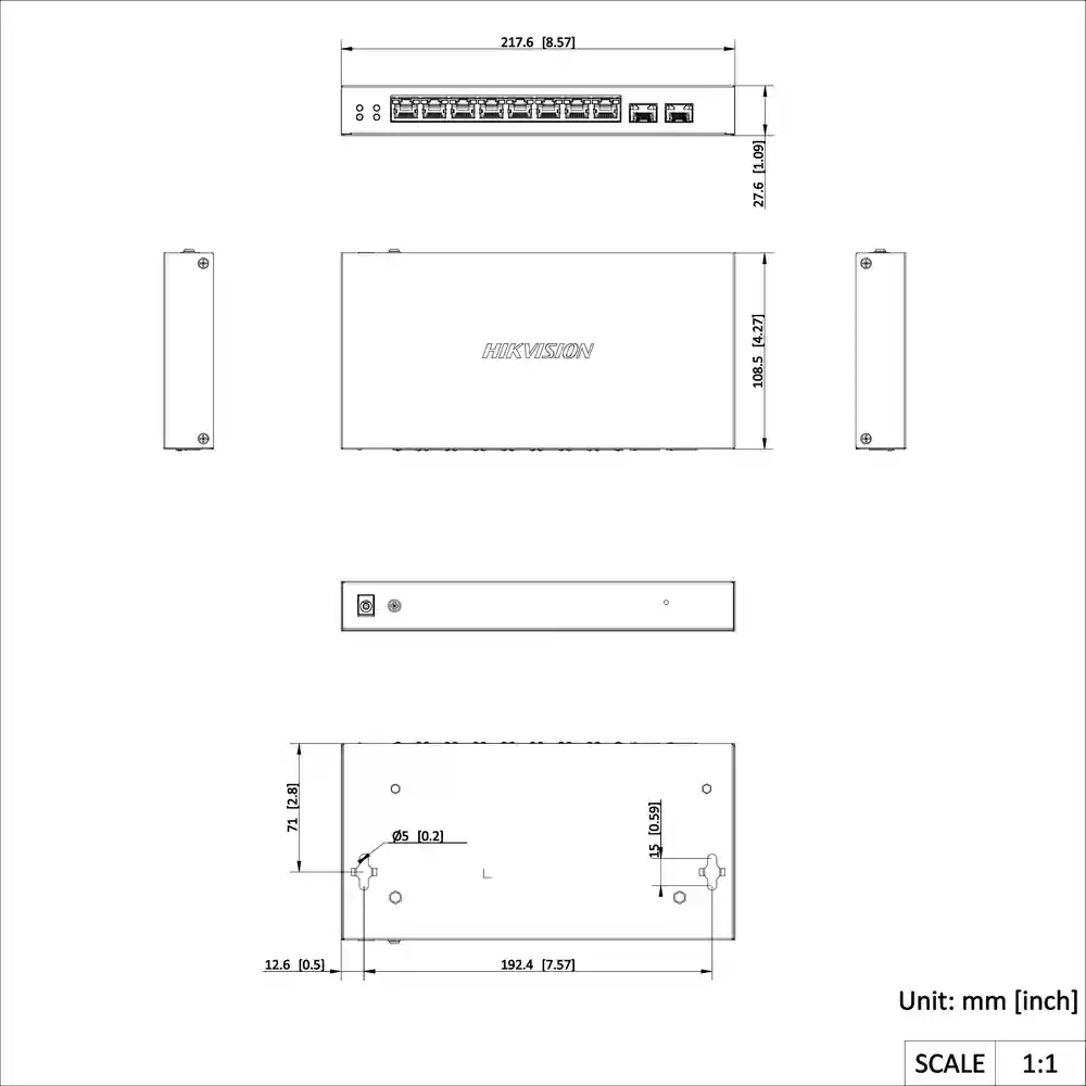 8 Port Gigabit Smart POE Switch