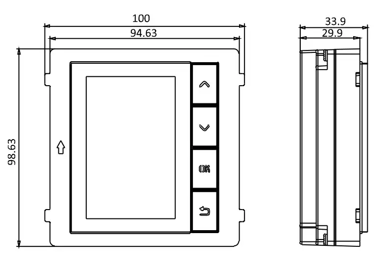 Hikvision DS-KD-DIS KD8 Series Pro Modular Door Station DS-KD-DIS