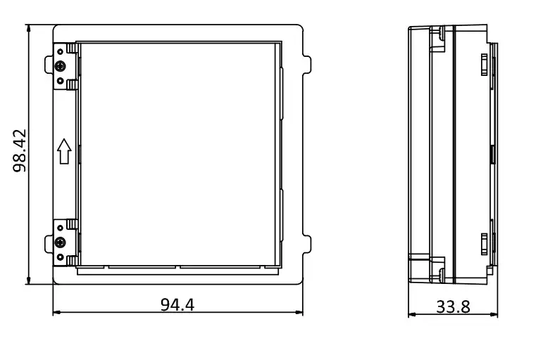 Hikvision DS-KD-IN KD8 Series Pro Modular Door Station DS-KD-IN