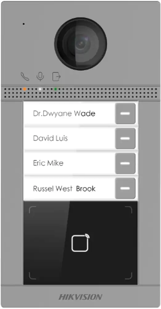 4 Button Metal Villa Door Station